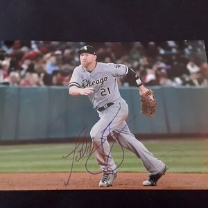 Chicago white sox signed photo Todd Frazier autograph Mets Reds Yankees